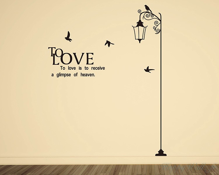 Lampe de la rue et citation   Lampe de la rue et citation